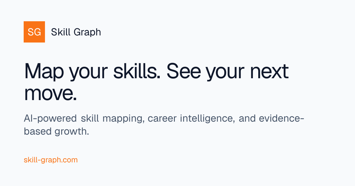 Skill Graph — AI Skill Mapping & Career Visualization
